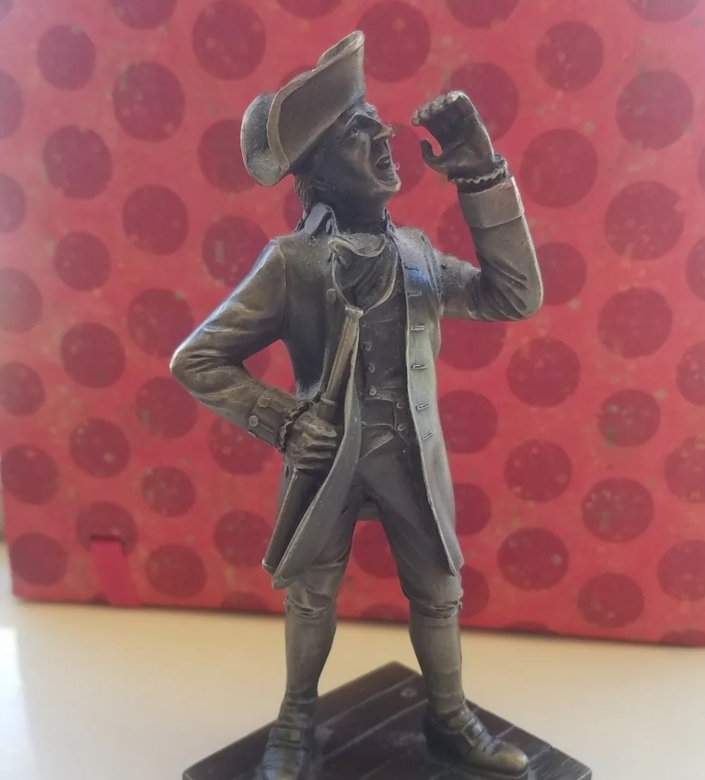Franklin Mint 1975 Pewter statue